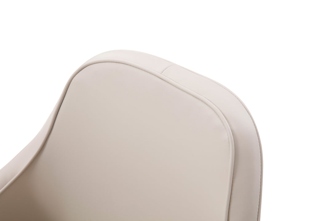 Tyler  Modern Grey + Gold Dining Chair