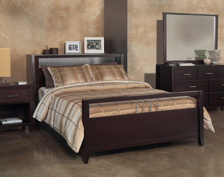 Modus Furniture Nv23S4 Nevis Platform Storage Bed In Espresso