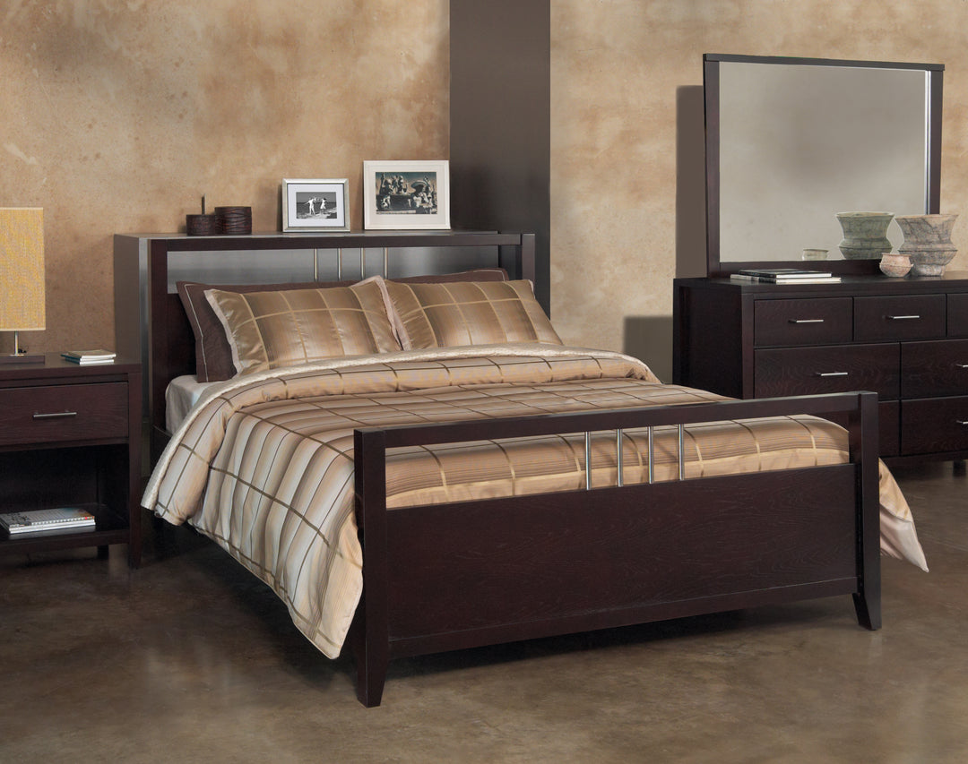 Modus Furniture Nv23S5 Nevis Platform Storage Bed In Espresso