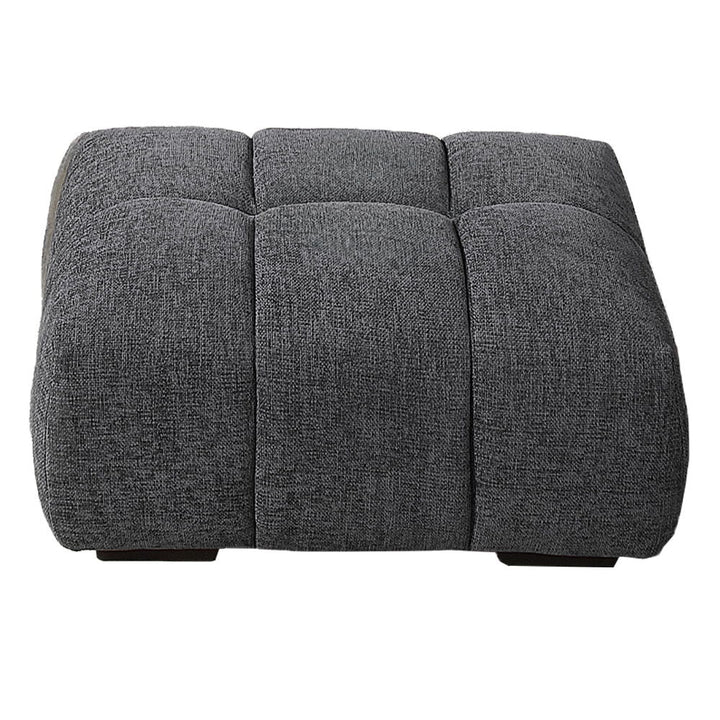 Chosen - Ottoman - Gray Chenille