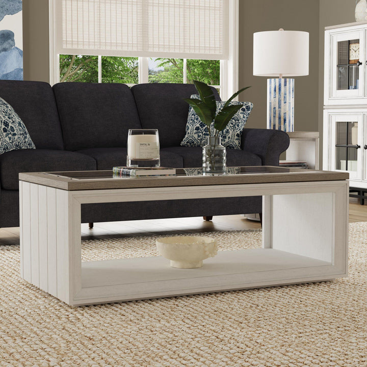 Melody Rectangular Coffee Table with Casters