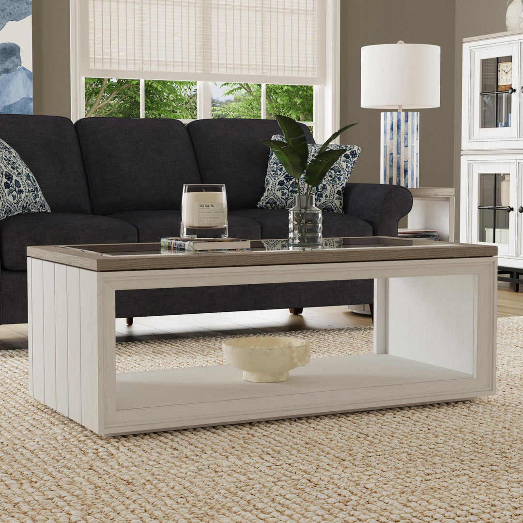 flexsteel-w1072-0311-melody-rectangular-coffee-table-with-casters-white