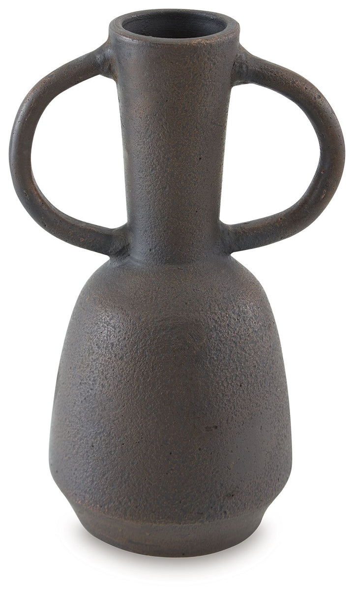 Aadeen - Vase - 14" - Distressed Brown