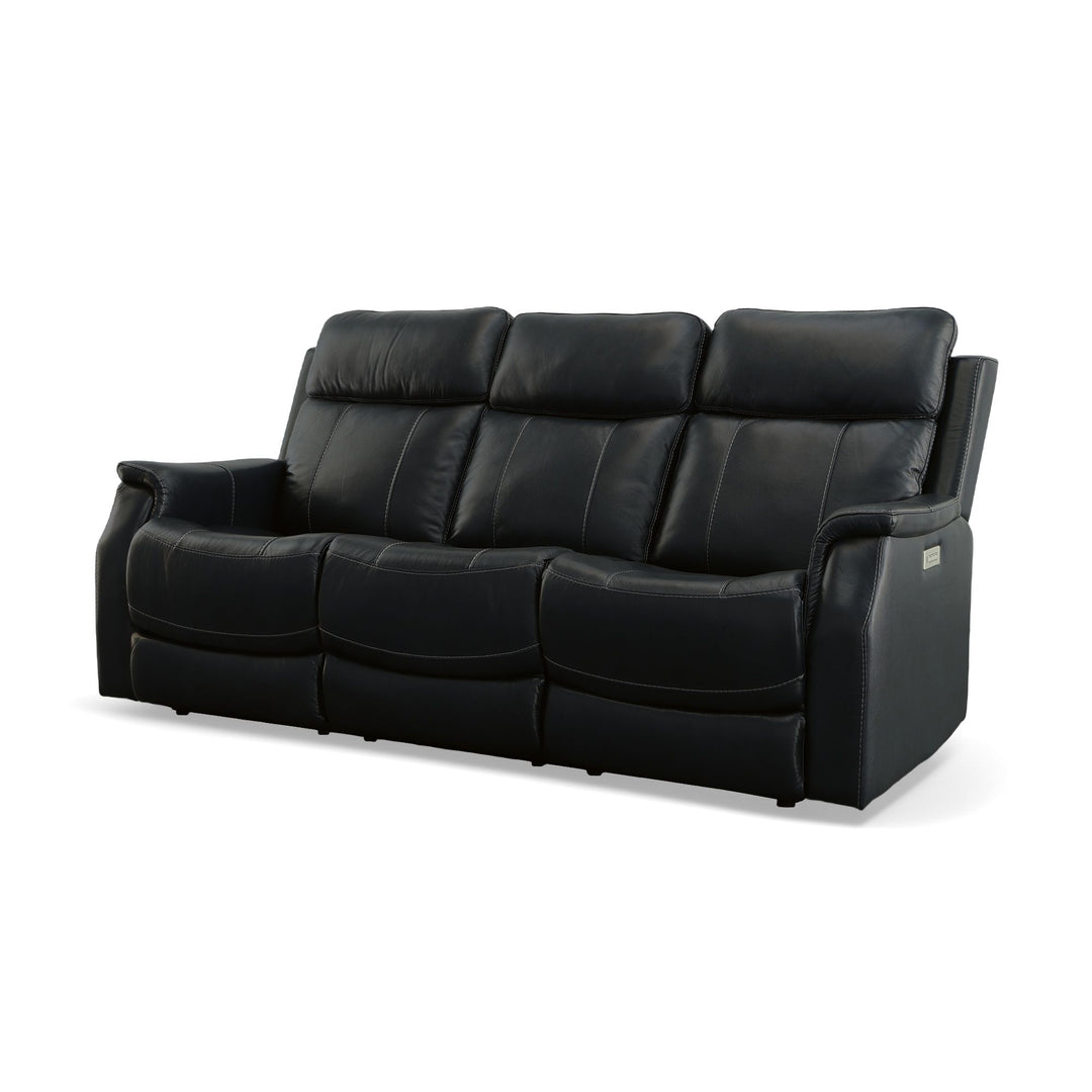 Flexsteel 1520-62PH-07240 Easton  Power Reclining Sofa With Power Headrests & Lumbar  Ocean