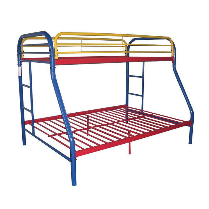 ACME Furniture Tritan Twin Over Full Bunk Bed Rainbow