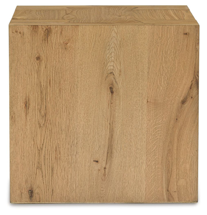 Bracken - Square End Table - Light Brown