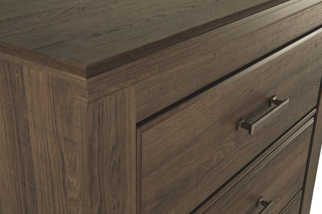 Juararo - Five Drawer Chest - Dark Brown