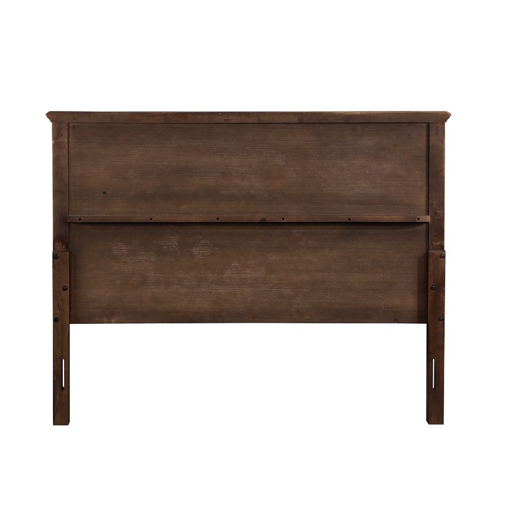 Franklin - 4 Piece Full Bed Set - Brushed Walnut