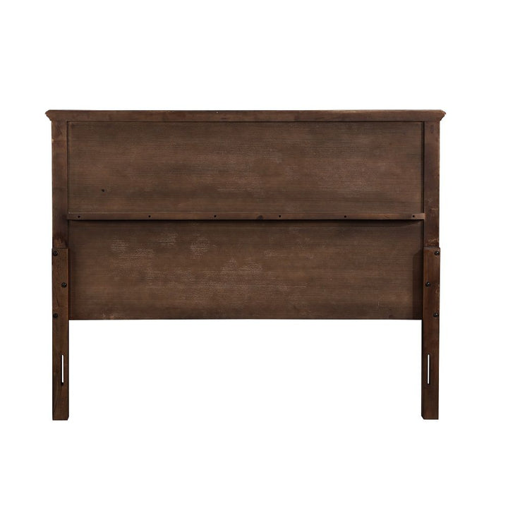 Franklin - 4 Piece Full Bed Set - Brushed Walnut