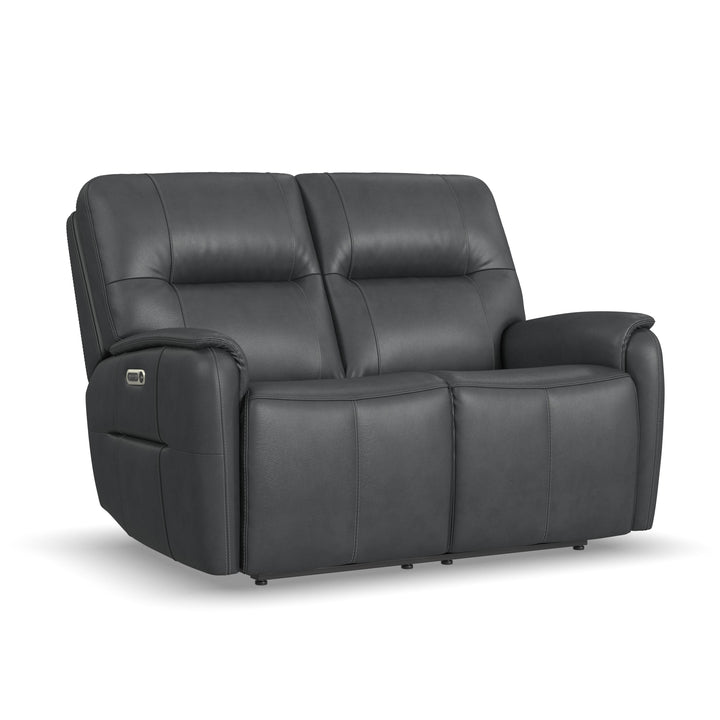 Wilson Power Reclining Loveseat With Power Headrests Thunder