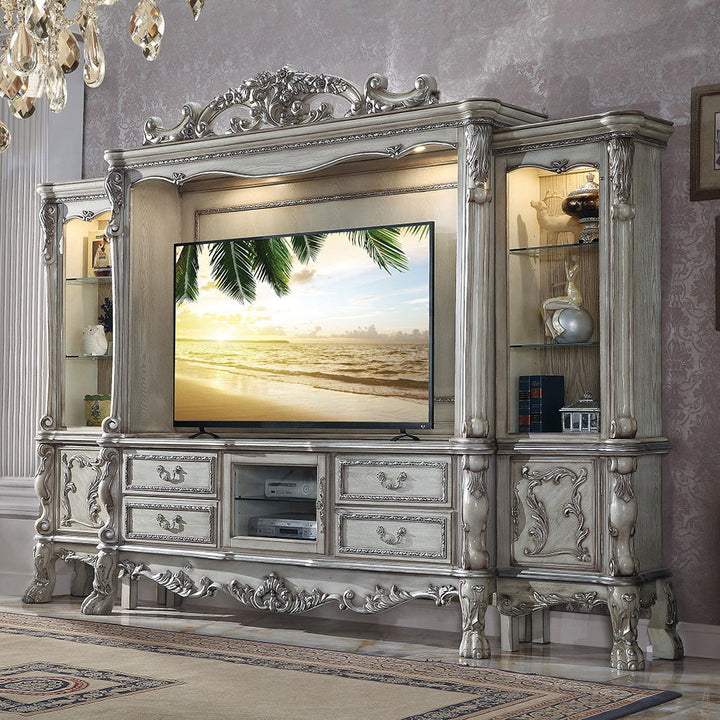 Dresden - Entertainment Center - Vintage Bone White