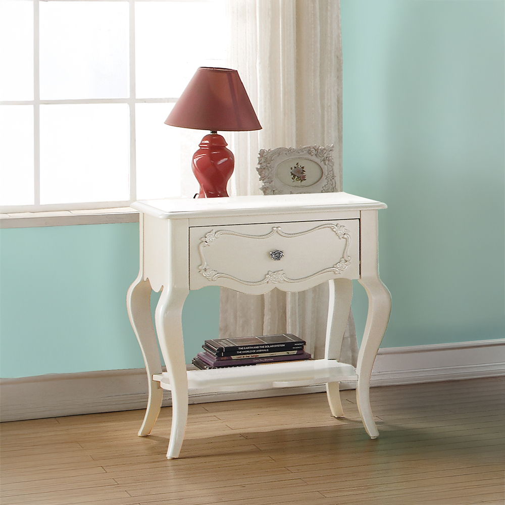 Edalene - Nightstand - Pearl White