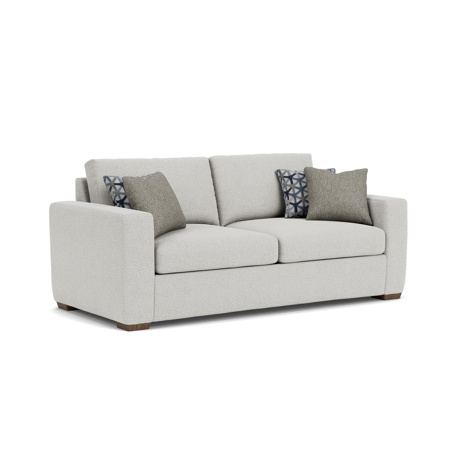 Collins TwoCushion Sofa Light Gray