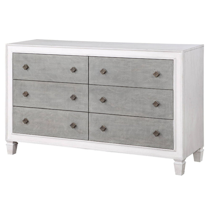 Katia - Dresser - Rustic Gray & Weathered White