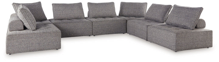 Bree Zee - 7-Piece Outdoor Sectional - Brown by Ashley Furniture product image