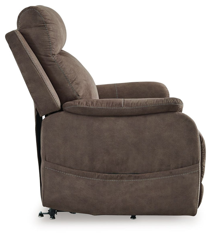 Crestmeade Power Lift Recliner with Heat, Massage & USB Charging - Espresso