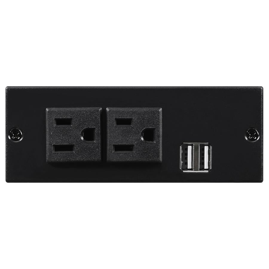 Bahrain - 6 Piece Modular Power Reclining Sectional - Charcoal Reclining Sectional modern furniture Contempo Furniture