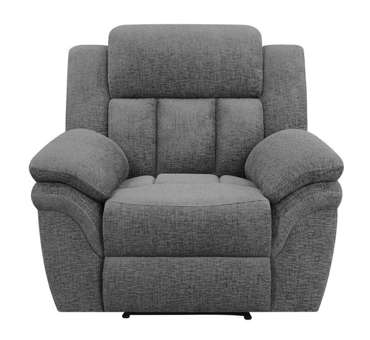 Bahrain - Upholstered Glider Recliner - Charcoal Glider Chair modern furniture Contempo Furniture