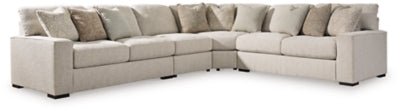 Ballyton 4 - Piece Sectional - Beige Stationary Sectional modern furniture Contempo Furniture