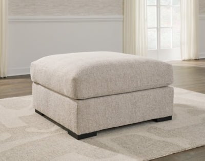Ballyton Oversized Accent Ottoman - Beige Accent Ottoman modern furniture Contempo Furniture