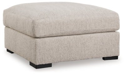Ballyton Oversized Accent Ottoman - Beige Accent Ottoman modern furniture Contempo Furniture