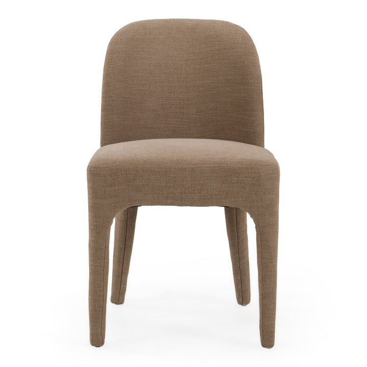 Bannon - Modern Tan Fabric Dining Chair (Set of 2)