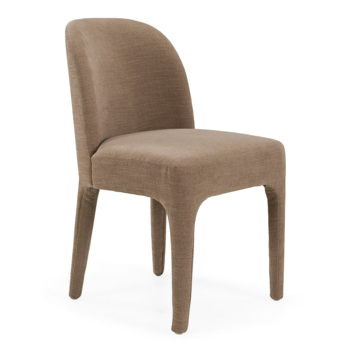 Bannon - Modern Tan Fabric Dining Chair (Set of 2)