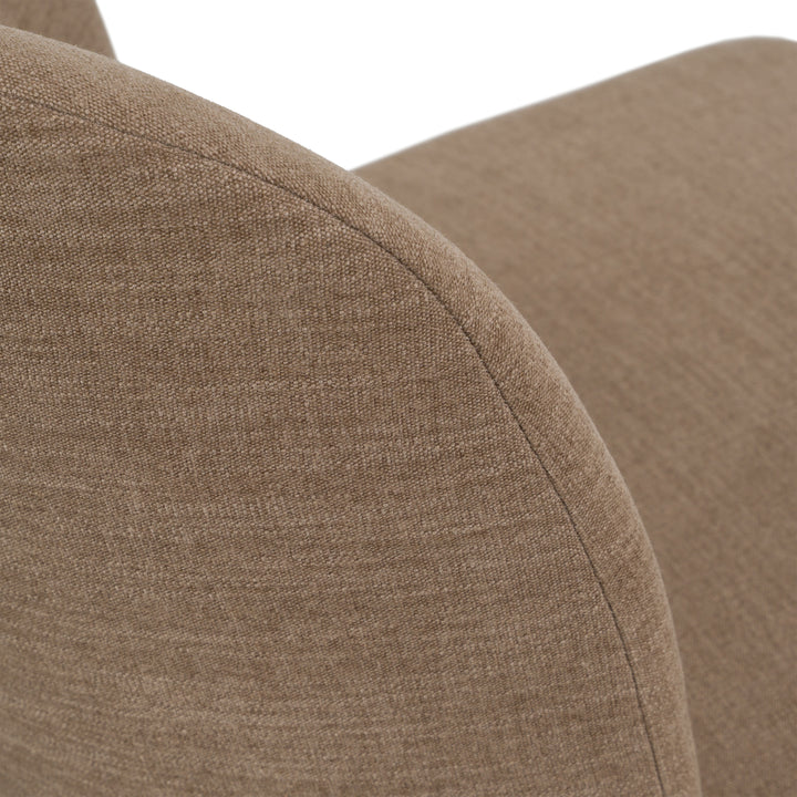 Bannon - Modern Tan Fabric Dining Chair (Set of 2)