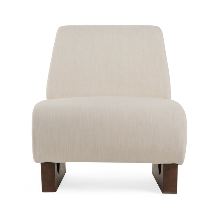 Barbara Modern Off White Accent Chair