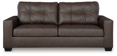Barlin Mills Sofa - Dark Brown Stationary Sofa modern furniture Contempo Furniture
