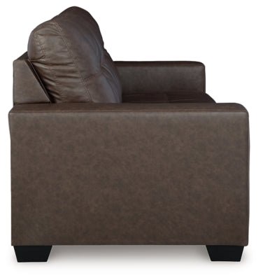 Barlin Mills Sofa - Dark Brown Stationary Sofa modern furniture Contempo Furniture