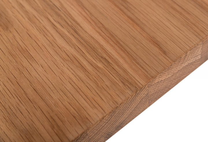 Barnum - Industrial Oak and Black Iron Live Edge Dining Table