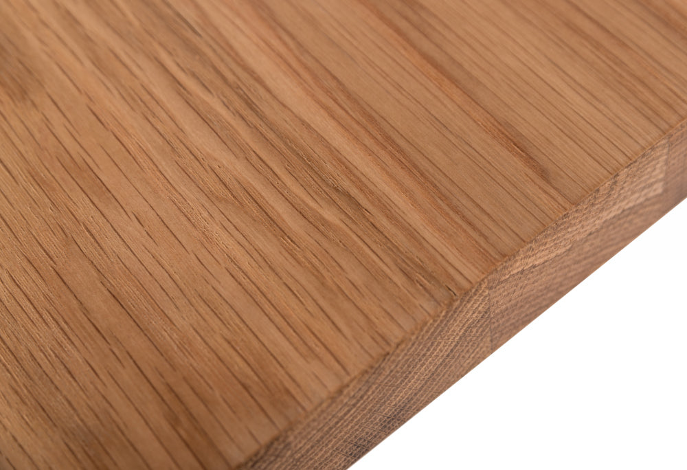 Barnum - Industrial Oak and Black Iron Live Edge Dining Table