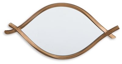 Bartner Accent Mirror - Gold Accent Mirror modern furniture Contempo Furniture