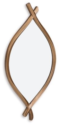 Bartner Accent Mirror - Gold Accent Mirror modern furniture Contempo Furniture