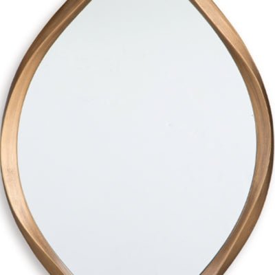 Bartner Accent Mirror - Gold Accent Mirror modern furniture Contempo Furniture