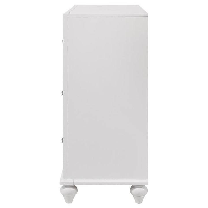 Barzini - 7 - Drawer Dresser - White Dressers modern furniture Contempo Furniture