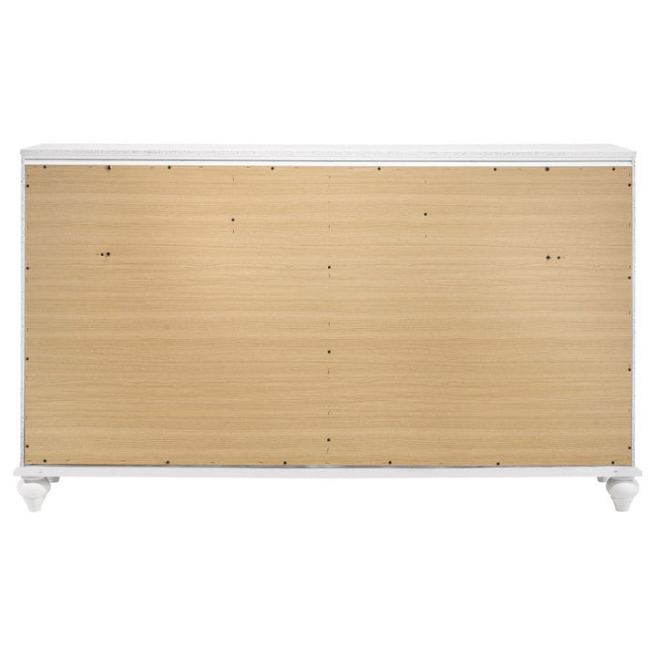 Barzini - 7 - Drawer Dresser - White Dressers modern furniture Contempo Furniture