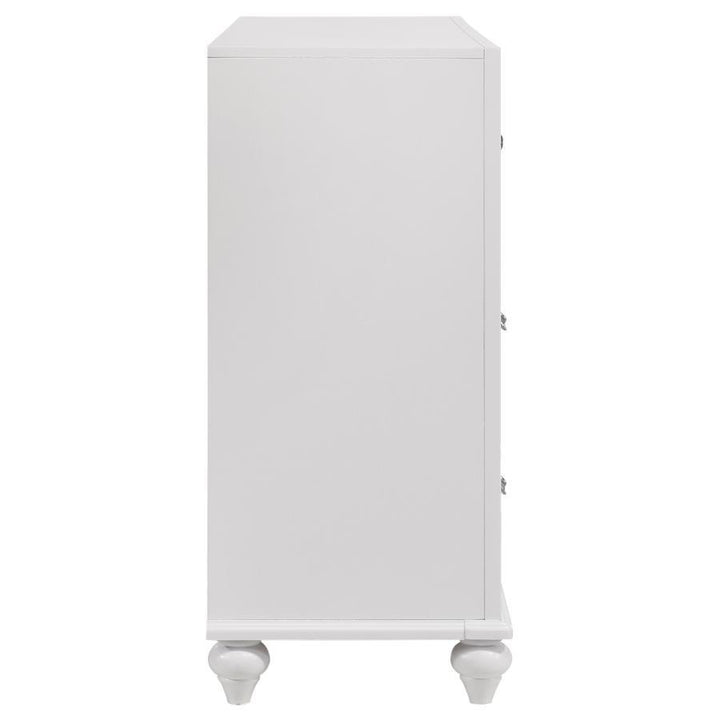 Barzini - 7 - Drawer Dresser - White Dressers modern furniture Contempo Furniture