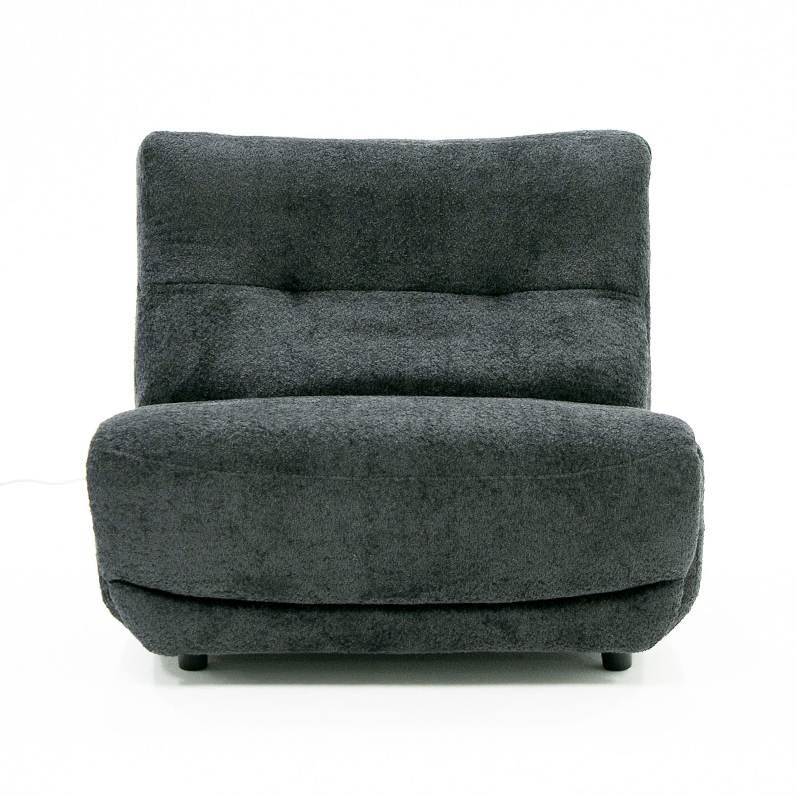 Basil - Modern Dark Grey Fabric Large Electric Recliner Chair