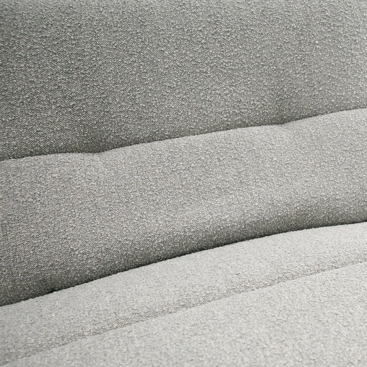 Basil  Modern Grey Fabric Small Electric Recliner Chair