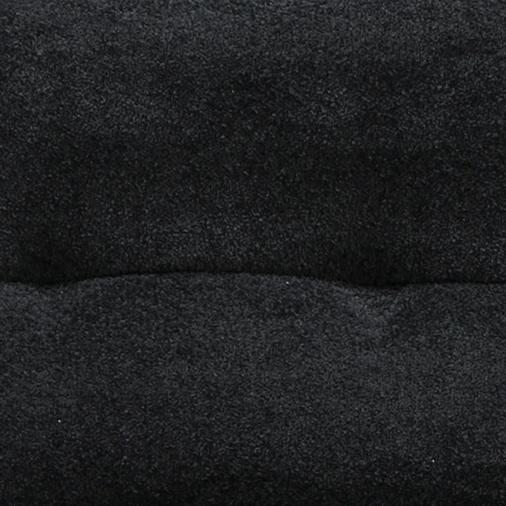 Basil - Modern Dark Grey Fabric Small Sofa With 3 Electric Recliners