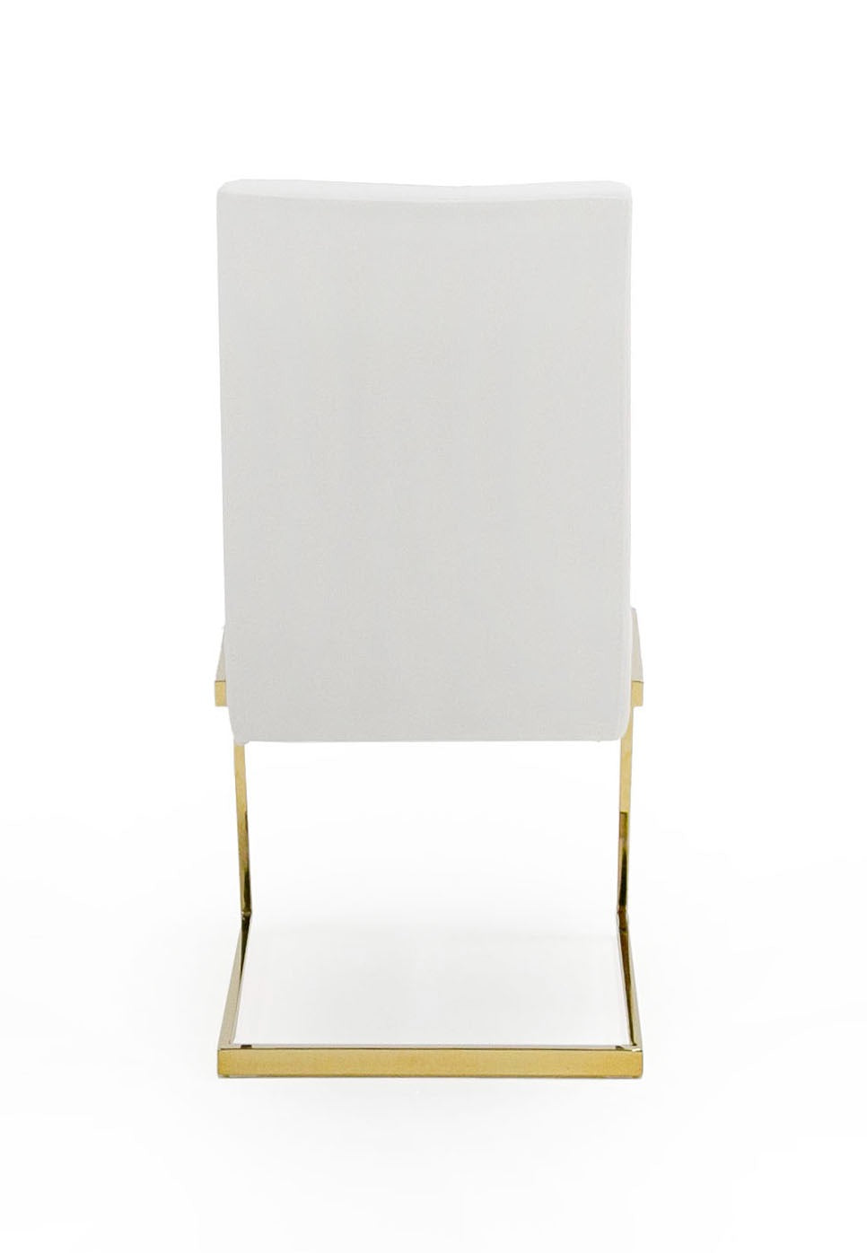Batavia - Modern White & Gold Dining Chair (Set of 2)