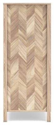 Battelle Chest of Drawers - Light Brown Accent Chest modern furniture Contempo Furniture