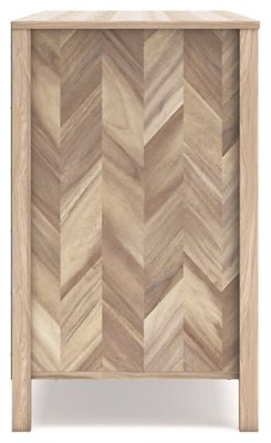Battelle Dresser - Light Brown Dresser modern furniture Contempo Furniture
