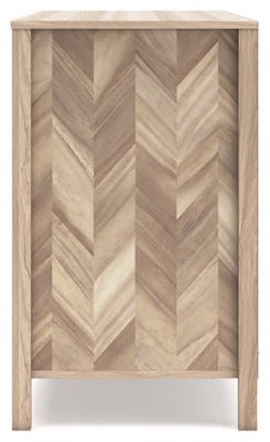 Battelle Dresser - Light Brown Dresser modern furniture Contempo Furniture