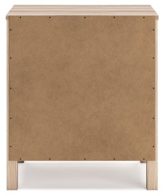 Battelle Nightstand - Light Brown Accent Nightstand modern furniture Contempo Furniture