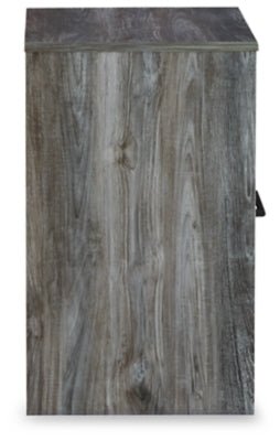 Baystorm Nightstand - Gray Nightstand w/ Charging Station modern furniture Contempo Furniture