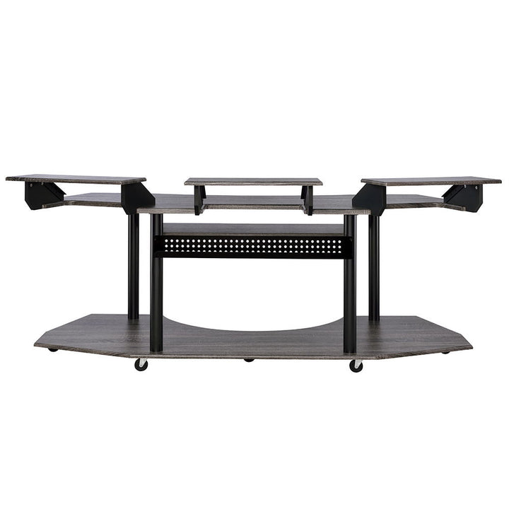 Eleazar - 83" Music Studio Desk - Black Oak
