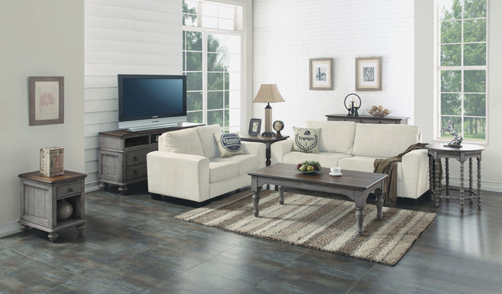 Plymouth  Rectangular Coffee Table  Gray